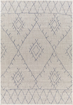 Marwood Gray&Blue Nordic Outdoor Rug - Clearance - Ornate Home
