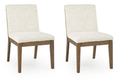 Marxmore Beige/Brown Dining UPH Side Chair (Set of 2) - Ornate Home