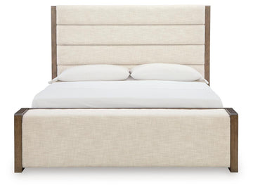Marxmore Brown California King Upholstered Storage Bed - Ornate Home