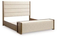 Marxmore Brown California King Upholstered Storage Bed - Ornate Home