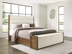 Marxmore Brown California King Upholstered Storage Bed - Ornate Home