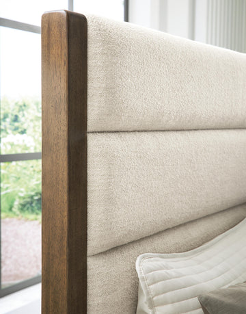 Marxmore Brown California King Upholstered Storage Bed - Ornate Home