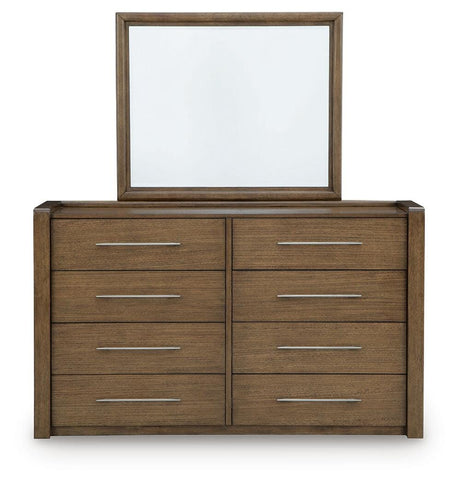 Marxmore Brown Dresser and Mirror - Ornate Home
