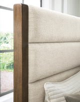 Marxmore Brown King Upholstered Storage Bed - Ornate Home