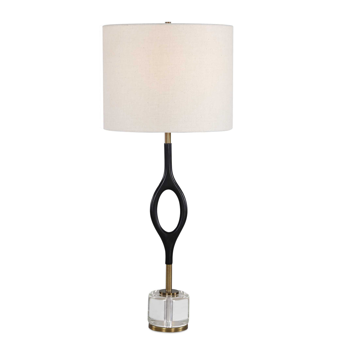 Maryam Black/Bronze Cordless LED Buffet Lamp - Ornate Home