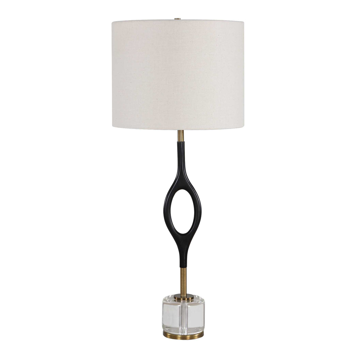Maryam Black/Bronze Cordless LED Buffet Lamp - Ornate Home