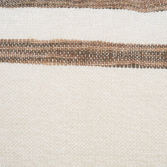 Maryn Cream/Brown 13x21 Lumbar Decorative Pillow Cover