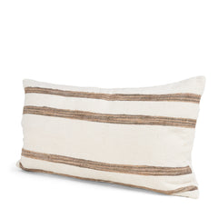 Maryn Cream/Brown 14x26 Lumbar Decorative Pillow Cover