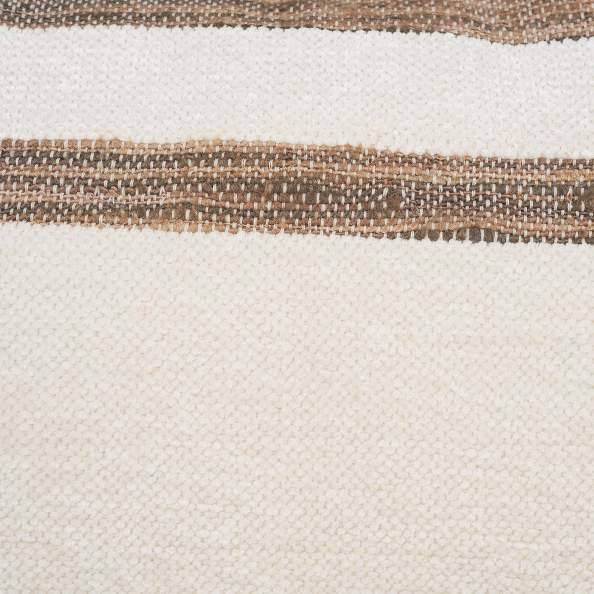Maryn Cream/Brown 14x26 Lumbar Decorative Pillow Cover - Ornate Home