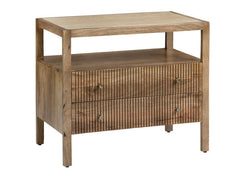 Mason Brown Bedside Table - Ornate Home