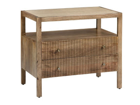 Mason Brown Bedside Table - Ornate Home