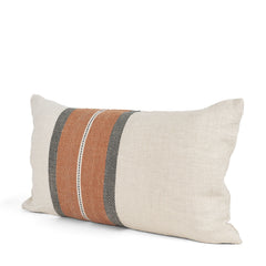 Mason Cream/Orange 14x26 Decorative Pillow Cover - Ornate Home