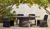 Mason Dark Brown Outdoor Dining Table - Ornate Home