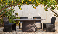 Mason Dark Brown Outdoor Dining Table - Ornate Home