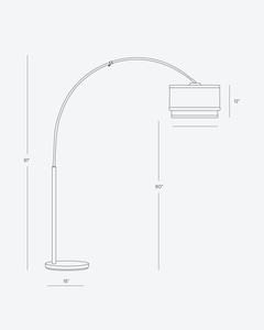 Mason Floor Lamp - Ornate Home