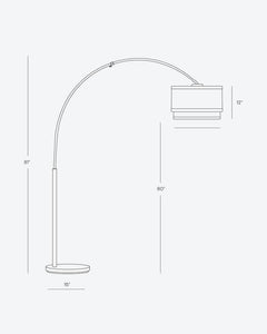 Mason Floor Lamp - Ornate Home