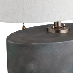 Mason Grey/Silver Table Lamp - Ornate Home