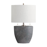 Mason Grey/Silver Table Lamp - Ornate Home