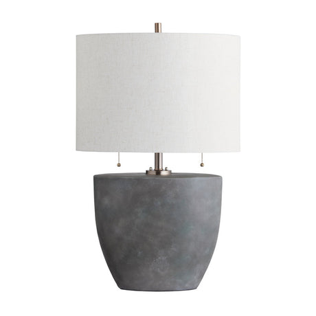 Mason Grey/Silver Table Lamp - Ornate Home