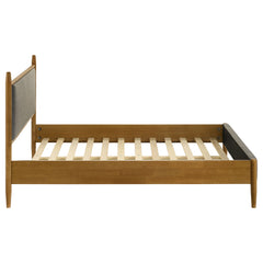 Mason Light Brown 46-inch Full Panel Platform Bed - Ornate Home