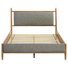 Mason Light Brown 46-inch Queen Panel Platform Bed - Ornate Home