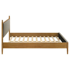 Mason Light Brown 46-inch Queen Panel Platform Bed - Ornate Home