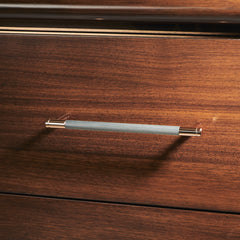 Mason Park Umber 5-Drawer Gentlemen's Chest - Ornate Home