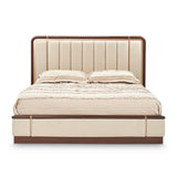Mason Park Umber/Gazelle Platform Bed with Lift Mechanism - Ornate Home