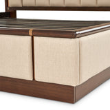 Mason Park Umber/Gazelle Platform Bed with Lift Mechanism - Ornate Home