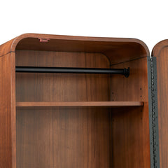 Mason Park Umber Offset Chest with Storage Mirror - Ornate Home