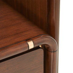 Mason Park Umber Offset Chest with Storage Mirror - Ornate Home