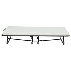 Massey Black Twin Folding Bed Frame With Memory Foam Mattress - Ornate Home