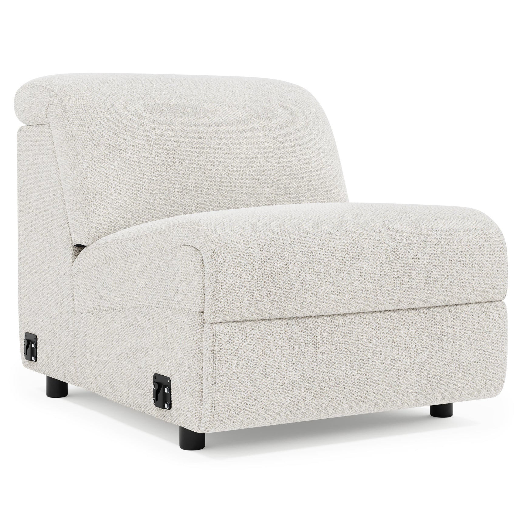 Massimo Beige Armless Chair - Ornate Home