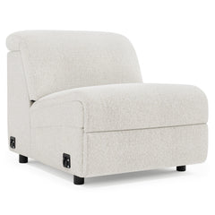 Massimo Beige Armless Chair - Ornate Home