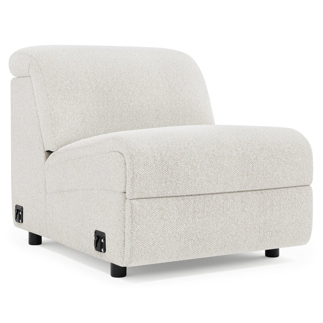 Massimo Beige Armless Chair - Ornate Home