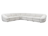 Massimo Beige/Tan Fabric Power Motion Sectional - Ornate Home