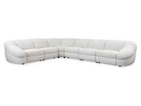 Massimo Beige/Tan Fabric Power Motion Sectional - Ornate Home