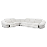Massimo Beige/Tan Fabric Power Motion Sectional - Ornate Home