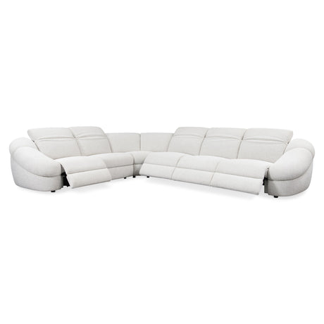 Massimo Beige/Tan Fabric Power Motion Sectional - Ornate Home