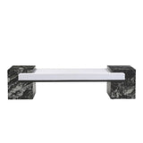Massimo Black/White Bench - Ornate Home