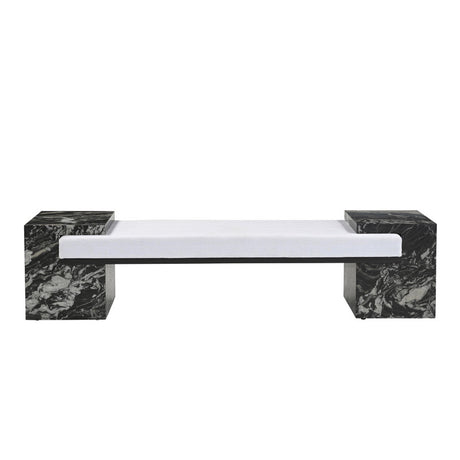 Massimo Black/White Bench - Ornate Home