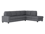 Maston Dark Gray 2-Piece Reversible Sectional - Ornate Home