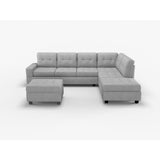 Maston Dark Gray 2-Piece Reversible Sectional - Ornate Home