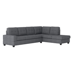 Maston Dark Gray 2-Piece Reversible Sectional - Ornate Home