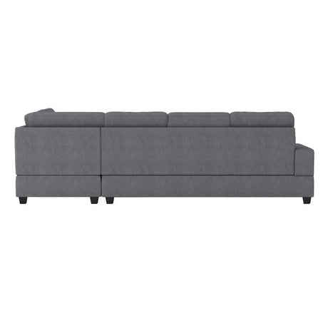 Maston Dark Gray 2-Piece Reversible Sectional - Ornate Home