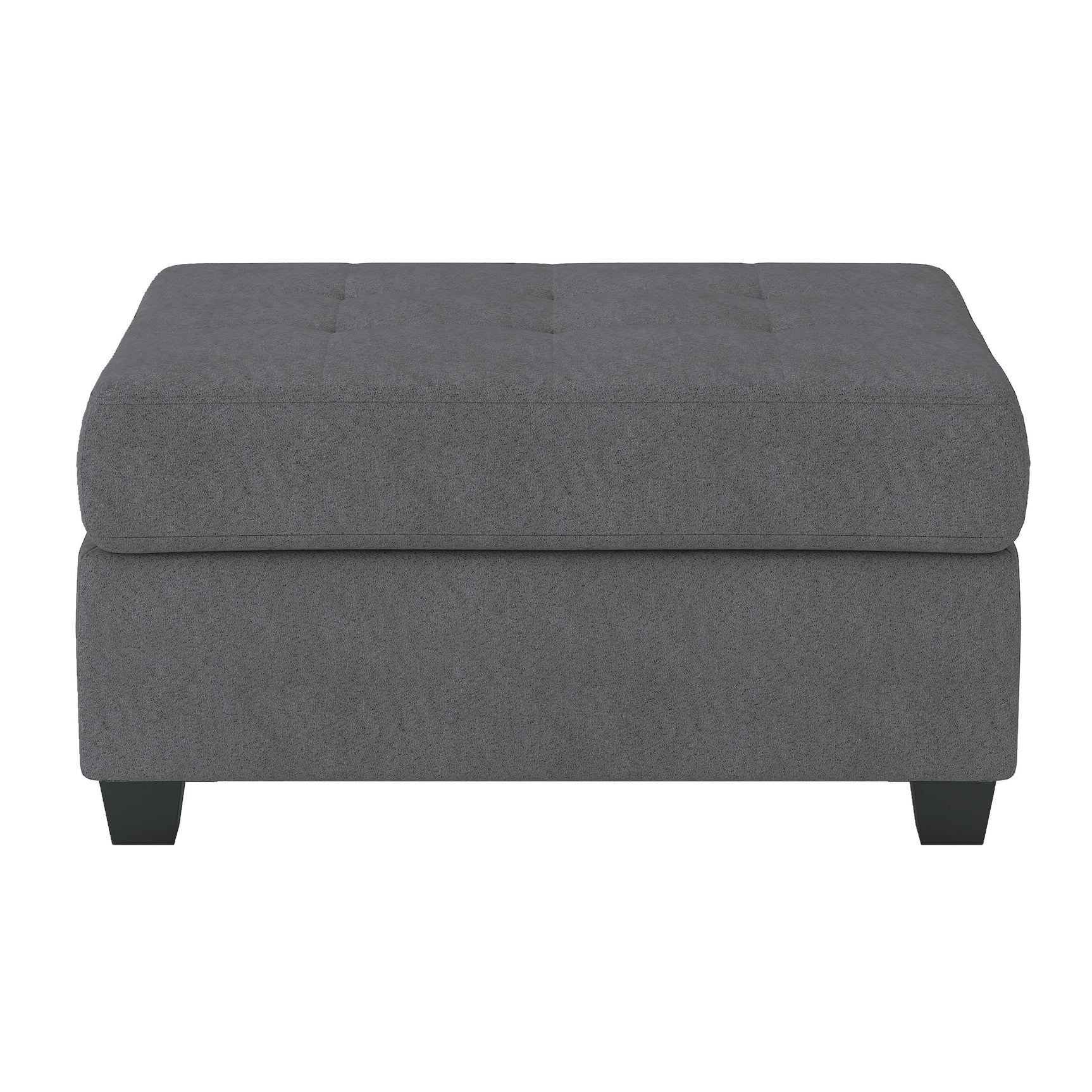 Maston Dark Gray 3-Piece Reversible Sectionals And Storage Ottoman - Ornate Home