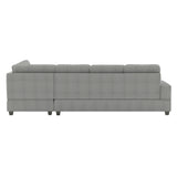 Maston Gray 2-Piece Reversible Sectional - Ornate Home