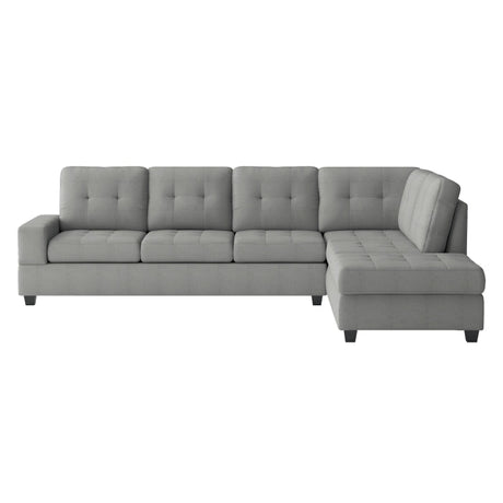Maston Gray 2-Piece Reversible Sectional - Ornate Home