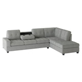 Maston Gray 2-Piece Reversible Sectional - Ornate Home