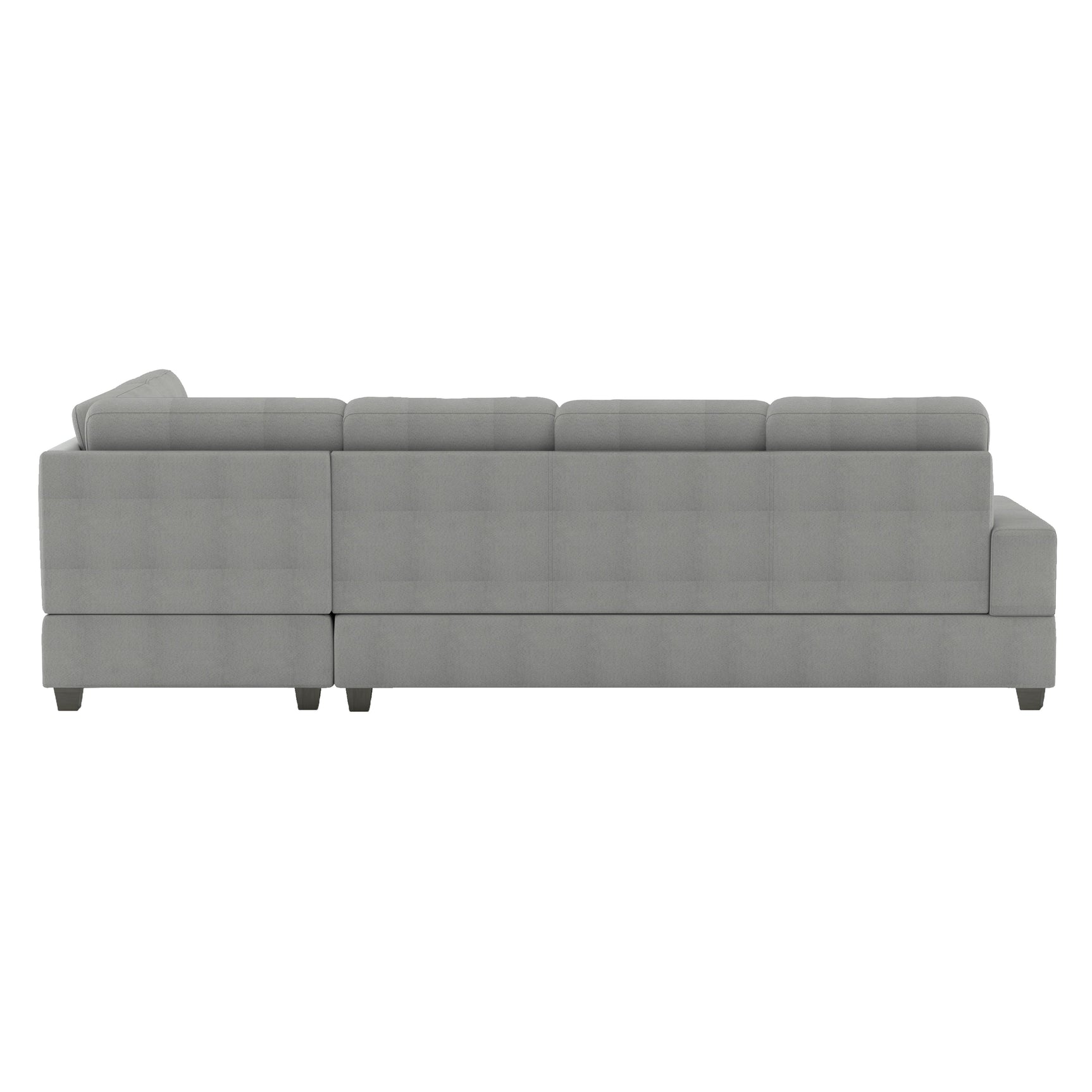 Maston Gray 3-Piece Reversible Sectionals & Storage Ottoman - Ornate Home